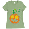 pumpkin! Ladies Fitted T-Shirt