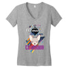 who loves chihuahua Women's V-Neck T-Shirt