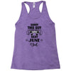 sorry this guy is already taken by a super sexy  june girl Racerback Tank