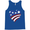 disstressed america flag heart Tank Top