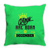 Kings Are Born In December Throw Pillow