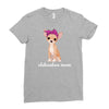 chihuahua mom Ladies Fitted T-Shirt