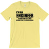 engineer funny t shirt engineers are never wrong t shirt shirt funny t T-Shirt