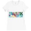 jake paulers cool colors Ladies Fitted T-Shirt