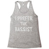 i prefer the bassist Racerback Tank