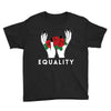 equality white Youth Tee