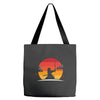 Samurai Sunset Tote Bags