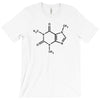 caffeine molecule t shirt coffee funny T-Shirt