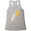 running we kick asphalt Racerback Tank