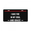 December Girl License Plate