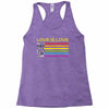 lightsaber rainbow Racerback Tank