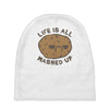 life is all mashed up Baby Beanies