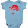 olympiakos logo greek soccer Baby Onesie