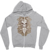 halloween skull Zipper Hoodie