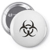 biohazard Pin-back button