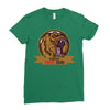 danger angry bear Ladies Fitted T-Shirt