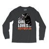This Girl Loves Rottweiler Long Sleeve Shirts