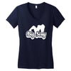 big sexy tattoo hot rod west rock punk Women's V-Neck T-Shirt