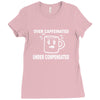 over caffeine Ladies Fitted T-Shirt