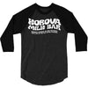 korova milk bar 3/4 Sleeve Shirt