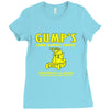 gump's lawn mowing service t shirt Ladies Fitted T-Shirt