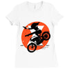 black attack Ladies Fitted T-Shirt