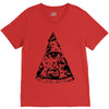illuminati pizza V-Neck Tee