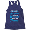 Saba Was Created because Grankids Need Real Heroes Racerback Tank