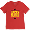 happy halloween (2) V-Neck Tee