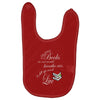 she reads books to live book lover Baby Bibs