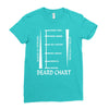 beard length chart Ladies Fitted T-Shirt
