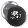 sea turtle cat Pin-back button
