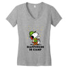 Happiness is Camp Women's V-Neck T-Shirt