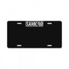 samcro funny retro biker gang sons fancy dress anarchy vintage License Plate