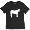 staring horse V-Neck Tee