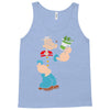 popeye spinach retro mens funny Tank Top