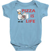 pizza is love pizza is life Baby Bodysuit