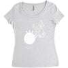 crazy cow Women's Triblend Scoop T-shirt