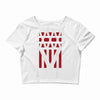 one ok rock 35xxxv album logo Crop Top