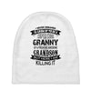 Super Cool Granny Of A Freaking Awesome Grandson Baby Beanies