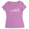 icke evolution Women's Triblend Scoop T-shirt