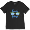 Beach Please V-Neck Tee