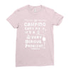 camping fixes everything! Ladies Fitted T-Shirt