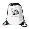dog lover Drawstring Bags