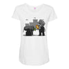 pacifist plumber Maternity Scoop Neck T-shirt