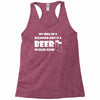 a balanced diet is a beer in each hand Racerback Tank