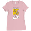 World's Best Dad Ever Ladies Fitted T-Shirt