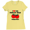 from my head tomatoes Ladies Fitted T-Shirt