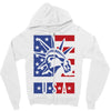 usa 2 Zipper Hoodie