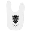 black panther minimalist Baby Bibs